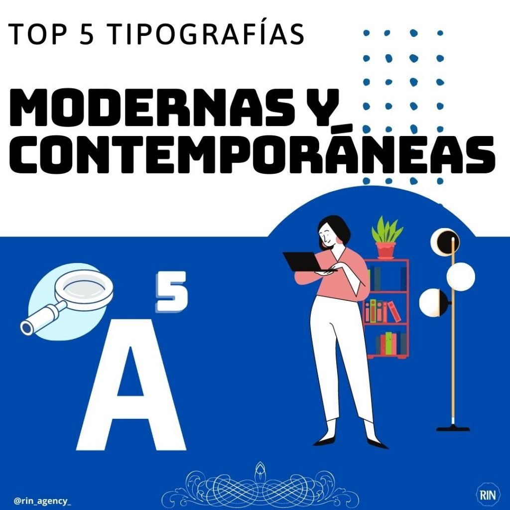 tipografía moderna y contemporánea